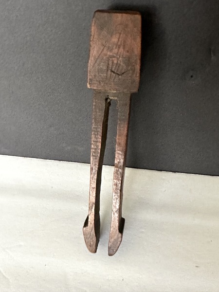 Large Unusual Design Shaker Clothes Pin in Walnut.