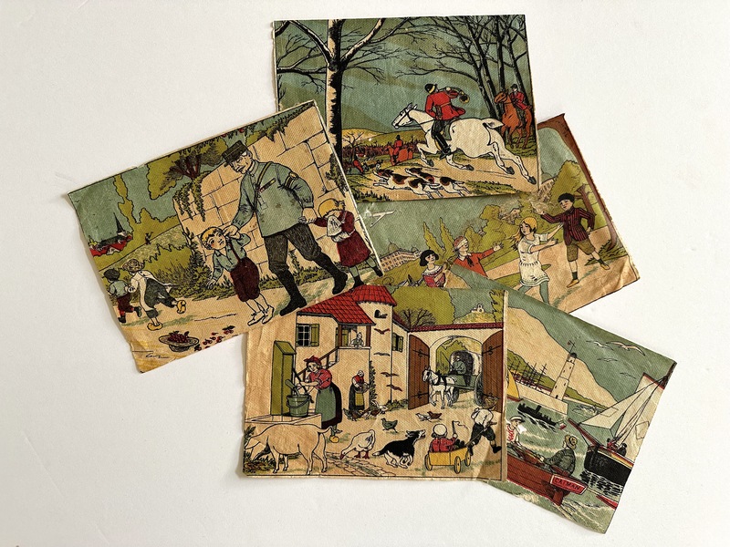 Sweet Antique French Childs Puzzle