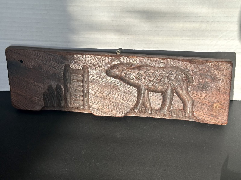 19th C Penn Dutch Springerle Chestnut Wood Mold