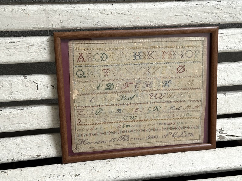 American Sampler 1840 S C Leth Graduated Fonts