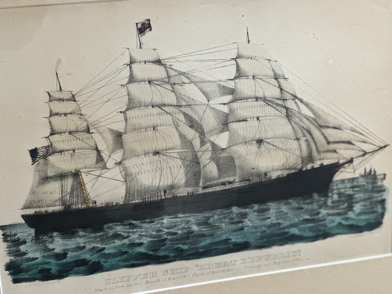 Currier and Ives The Great Republic Clipper Ship
