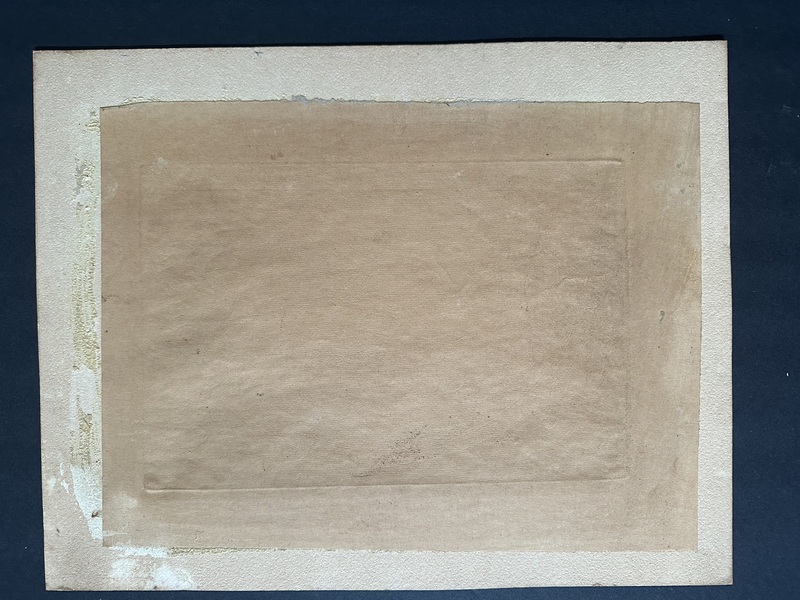 Original 1924 Paul Ashbrook Christmas Card Etching