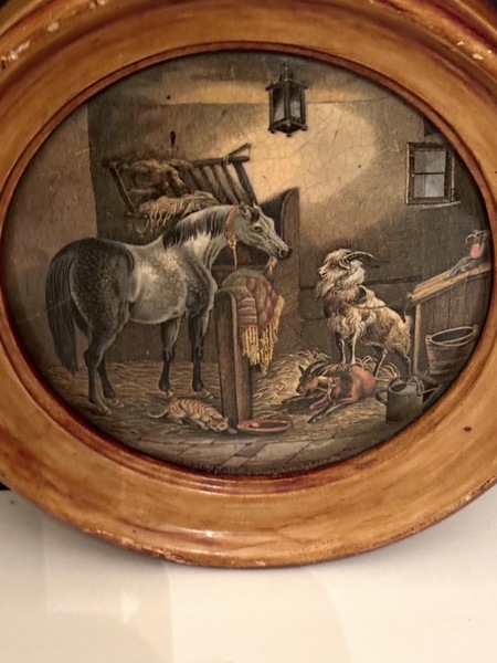 Equestrian 1850s 6 inch Potlid Country Quarters