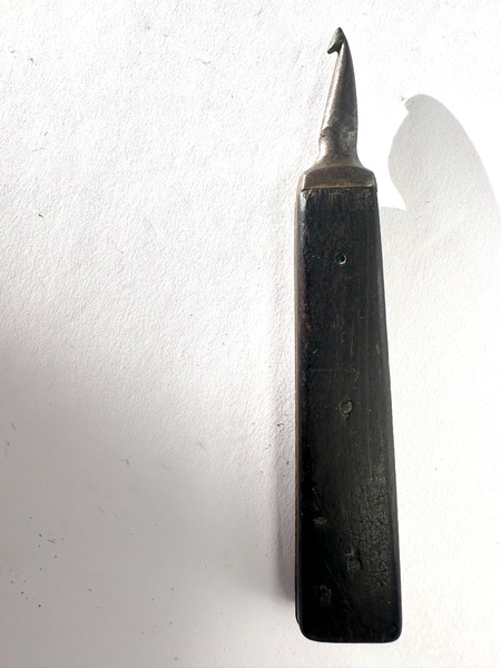 19th C Wood and Steel Sailors Rigging Tool