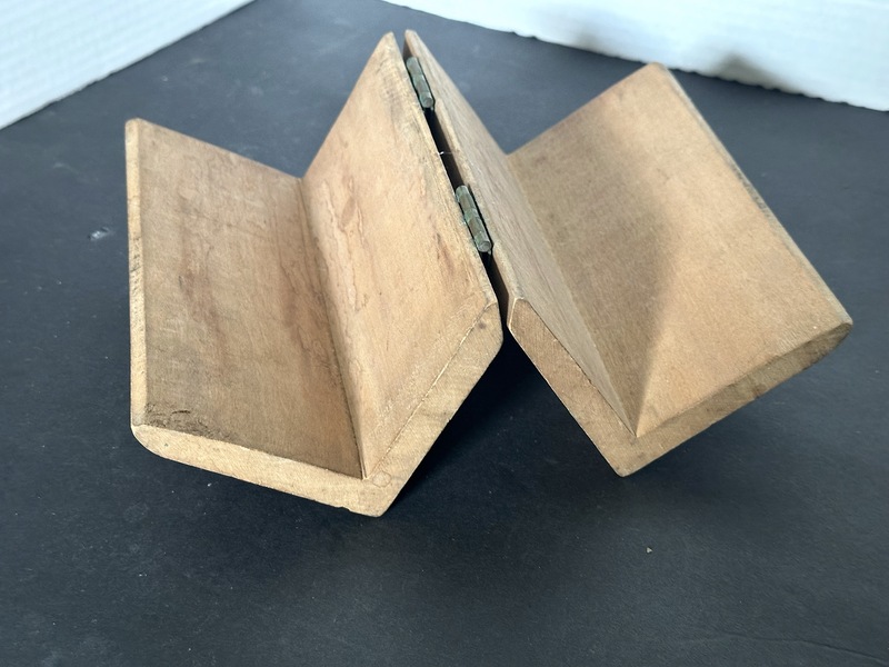 Large 19th C Wood Master Butter Mold from Vermont