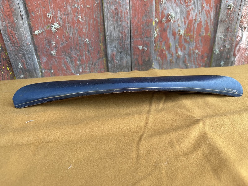 Hand Carved Miniature Canoe Named Christine
