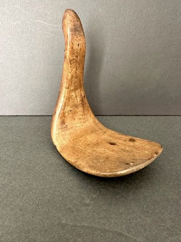 Early Sculptural Native American Wood Ware Paddle