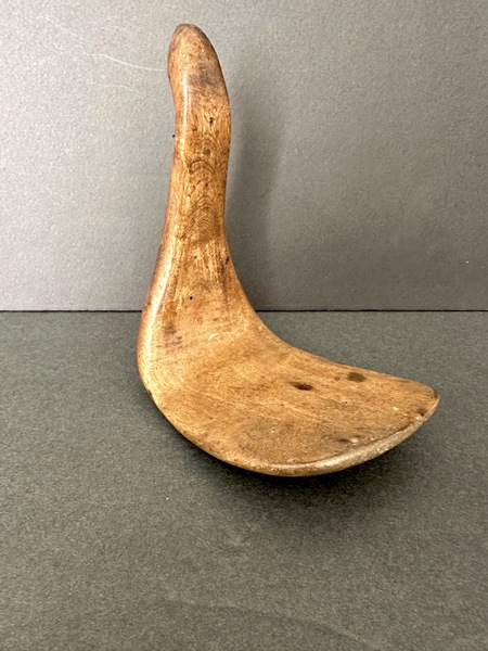 Early Sculptural Native American Wood Ware Paddle