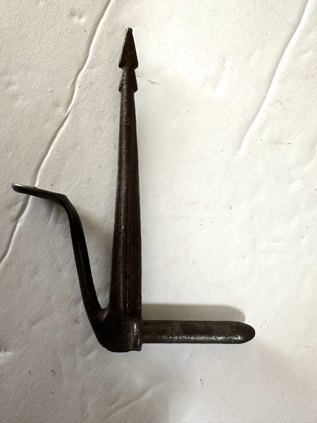 Antique Cast Iron House Shutter Dogs or Pintles