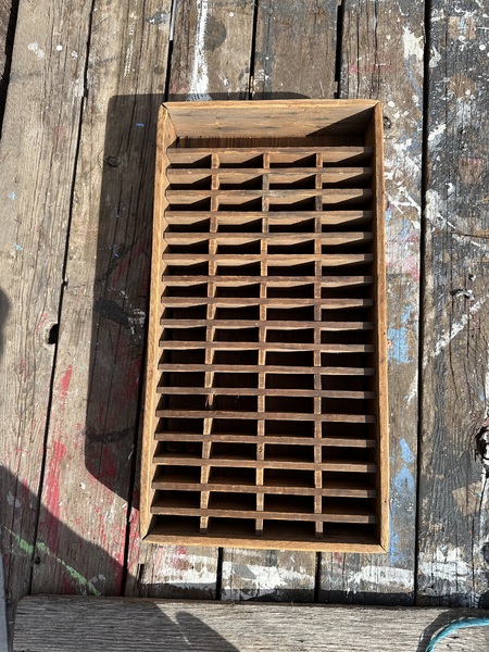 Antique Sixty Eight Hole Inn Key or Whatnot Cubby