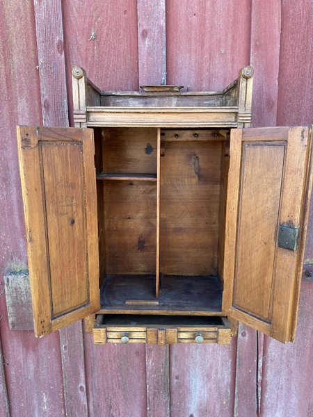 1870s Miniature Armoire Doll or Salesmans Sample