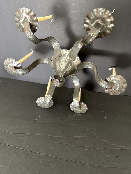 Early Mini Tin Six Arm Candle Lamp Salesman sample