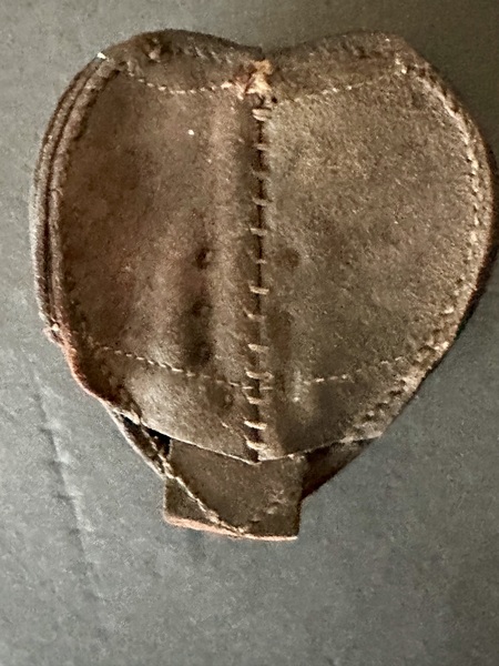 Heart Civil War Eagle W Brass Leather Martindale