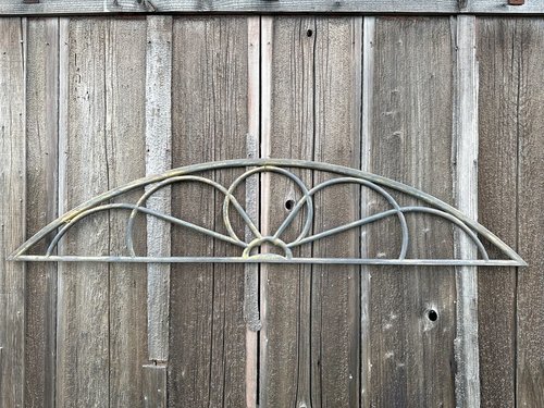 1880s Gilt Brass Ornamental Over-door Element Nice