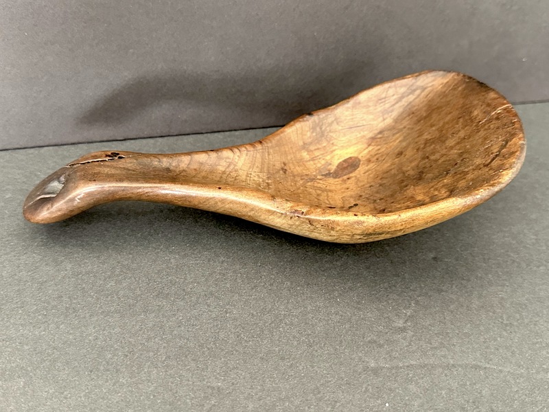 Very Early Wooden Treen Ware Native American Ladle