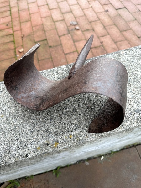 Hand Forged Antique Garden Pumpkin Gourd Smasher