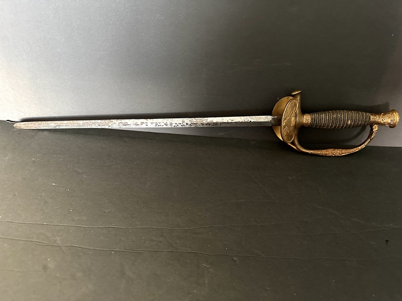 Civil War Staff & Field Officers Short Sword Nice