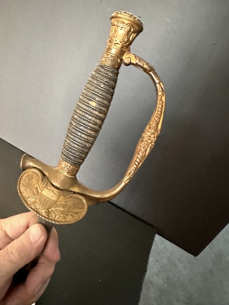 Civil War Staff & Field Officers Short Sword Nice
