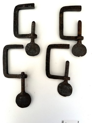 18thC Blacksmith Made Woodworker Adjustable Clamps