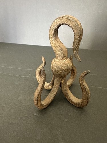 18th C Blacksmith Worked 4 Arm Iron Well hook