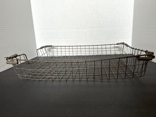 Vintage Wirework Basket or Container