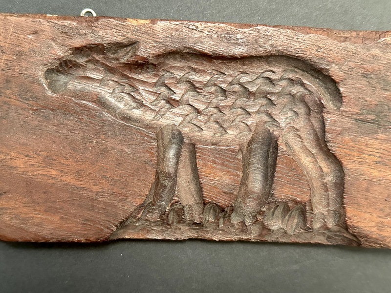 19th C Penn Dutch Springerle Chestnut Wood Mold