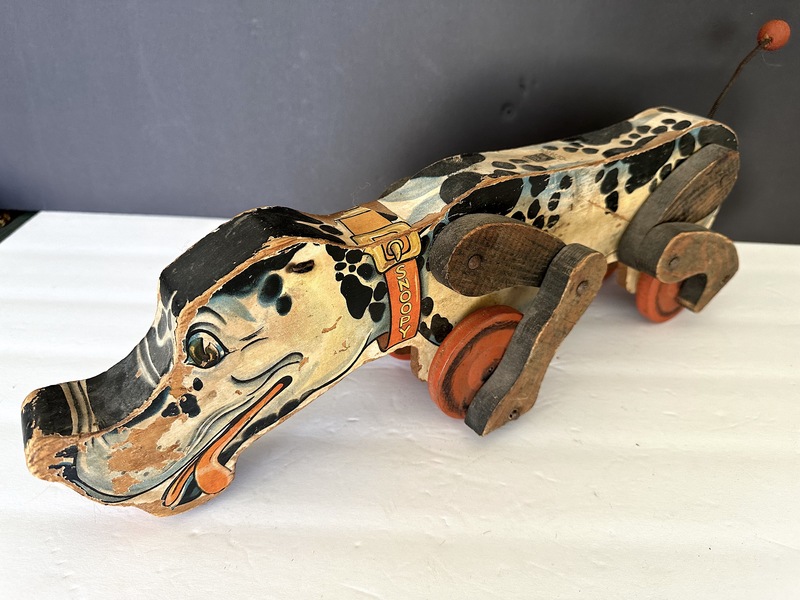 1940s Snoopy Sniffer Pull Toy Great Fun