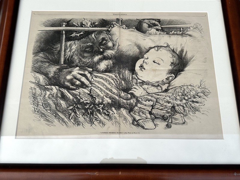 1880 Christmas Engraving by Thomas Nast