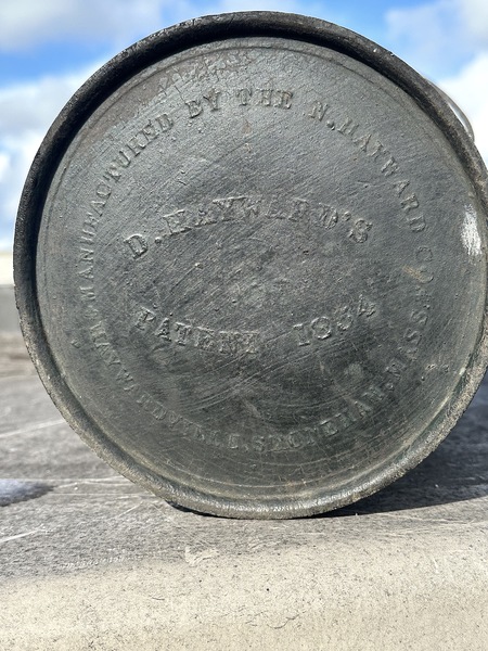 Historic1854 Painted Portland Maine Fire Bucket