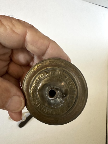 1866 Turner Patent Whistling Top Toy