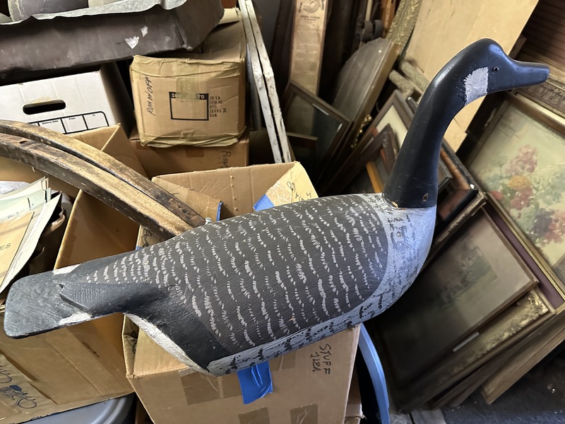 Vintage Canadian Goose Field Decoy Great Paint