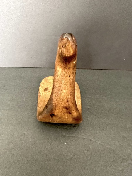 Early Sculptural Native American Wood Ware Paddle