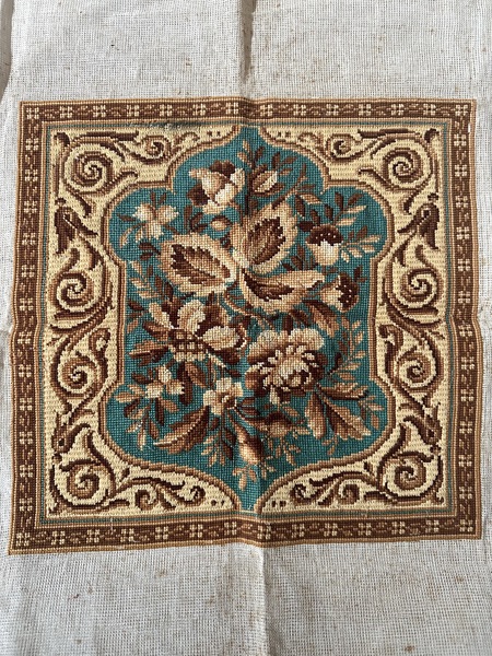 19th C Women's Handwork Textile Needlework Art.