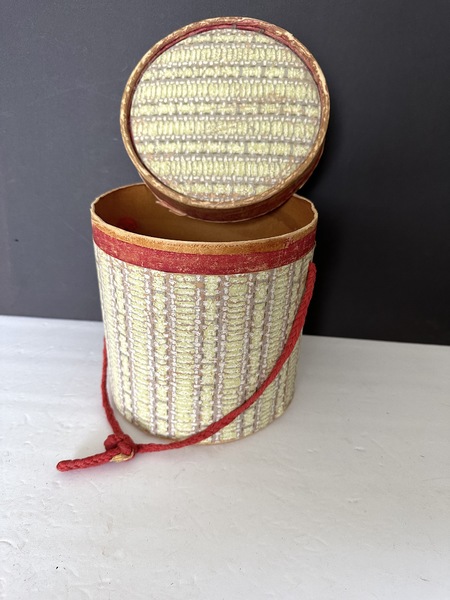 Wallpapered Container Circa 1920-1930