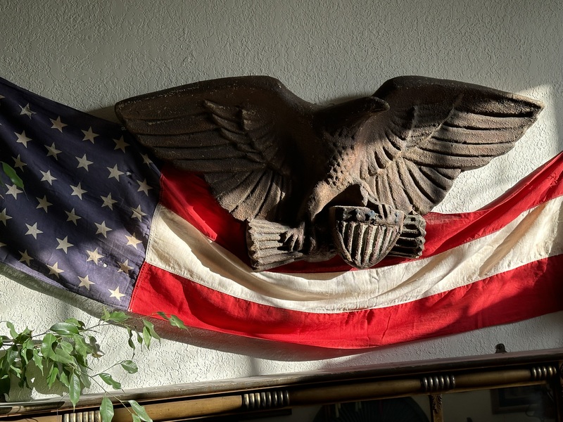 Large Antique American Eagle Circa 1880s to 1900.
