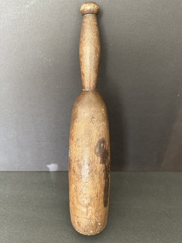 Large Early American Wood Ware Culinary Pestle