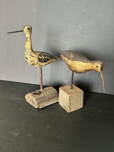 Pair of Shorebird Decoys. Nice Paint