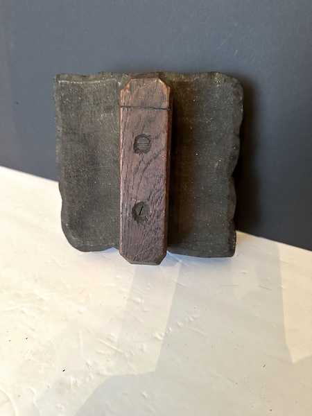 Early American Wallpaper or Textile Printing Block