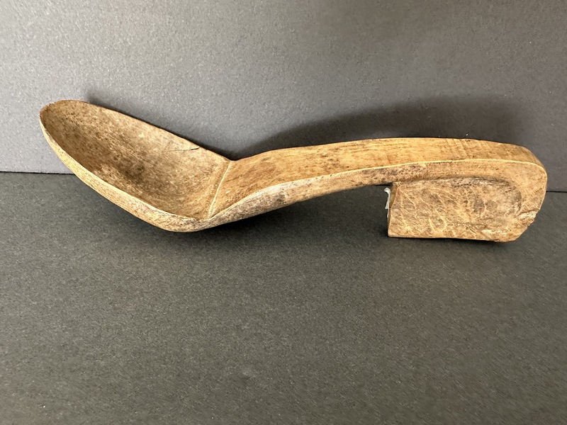 Early American Primitive Wooden Pat or Scoop