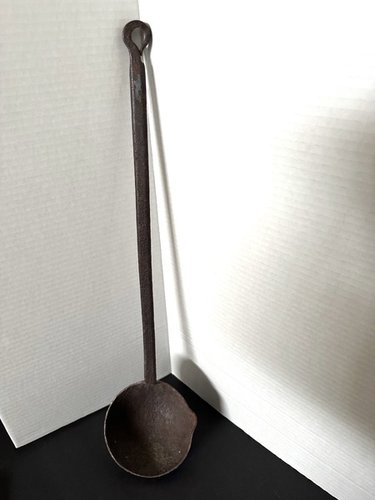 Early Blacksmith Made Cast Iron Cooking Ladle