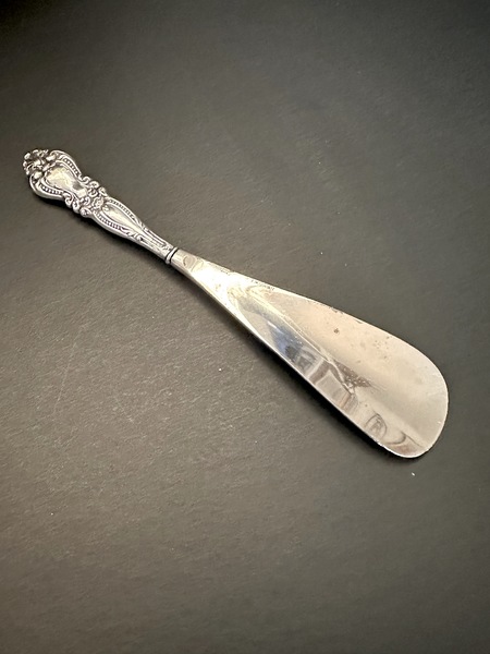 Nice Antique Childs Sterling Silver Shoe Horn