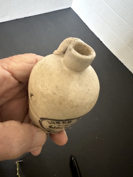 Mini KY Jones Bro Cider and Vinegar Stoneware Jug
