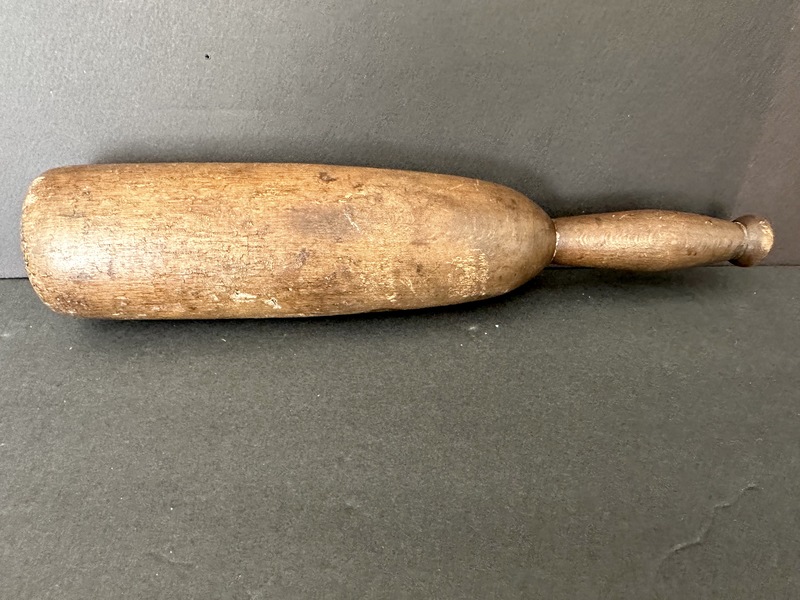 Large Early American Wood Ware Culinary Pestle