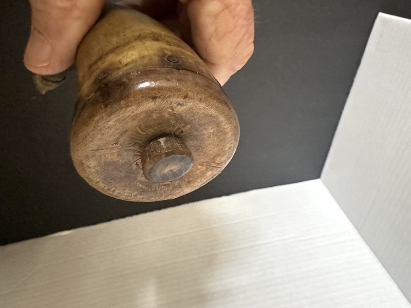 Small 19th C Powder Horn New Hampshire Found.