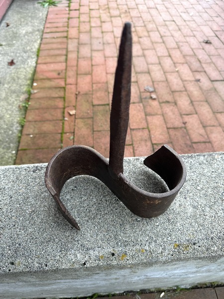 Hand Forged Antique Garden Pumpkin Gourd Smasher
