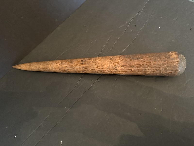 Vintage Boatman's Hickory Marlin Spike Sailors Fid