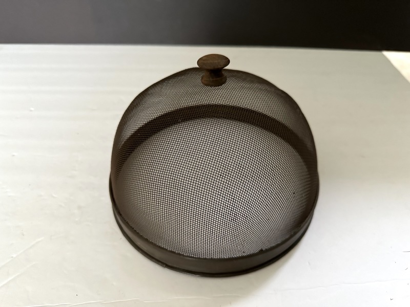 Antique Wire and Tin Mesh Kitchen Fly Screen