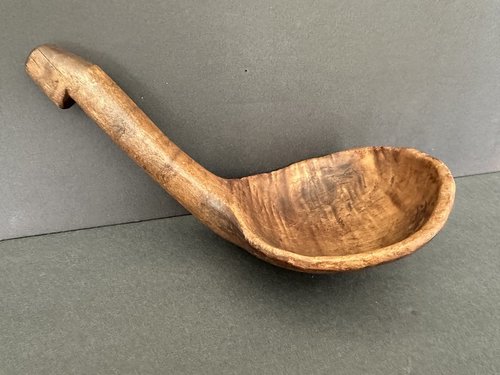 Very Old Burlwood Wooden, Native American ladle