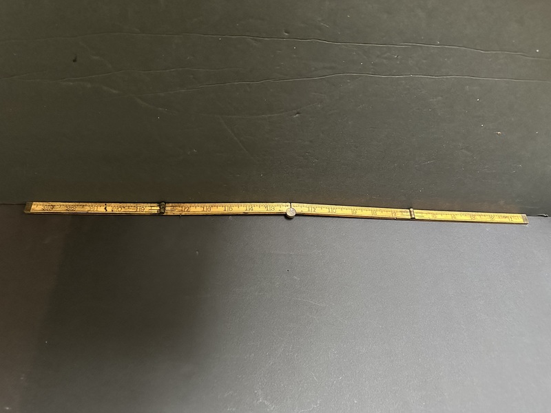 Vintage 24 inch Folding Ruler Upson Nut Co C1890s