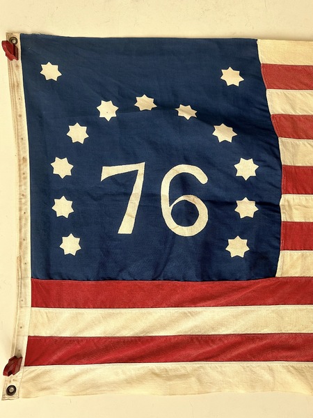 1976 Bicentennial Linen US flag